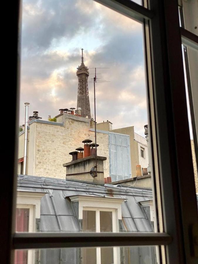 Modern Appartement W/ Tour Eiffel View In The 7Th 파리 외부 사진
